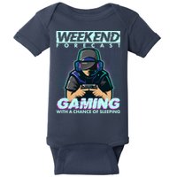 Weekend Forecast Gaming With A Chance Of Sleeping Baby Bodysuit