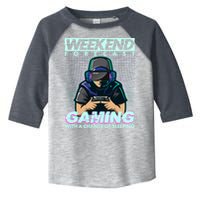 Weekend Forecast Gaming With A Chance Of Sleeping Toddler Fine Jersey T-Shirt