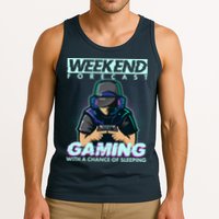 Weekend Forecast Gaming With A Chance Of Sleeping Tank Top