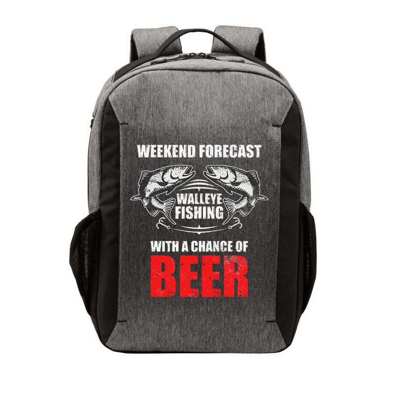 Walleye Fishing Gift For Funny Fishing Vector Backpack