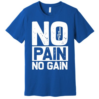 Workout Funny Gift No Pain No Gain Gift Premium T-Shirt