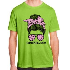 Wo Funny Gymnastics Mom Cute Gymnast Mom Mothers Day Gift Adult ChromaSoft Performance T-Shirt