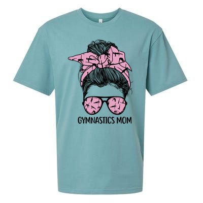 Wo Funny Gymnastics Mom Cute Gymnast Mom Mothers Day Gift Sueded Cloud Jersey T-Shirt