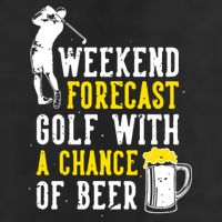 Weekend Forecast Golf With A Chance Of Beer Funny Golf 11oz C Handle Ceramic Mug