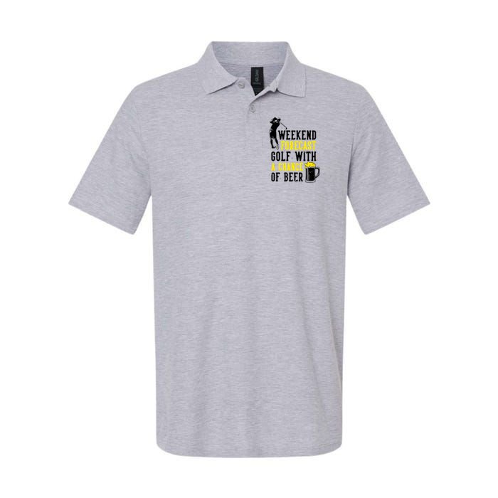 Weekend Forecast Golf With A Chance Of Beer Funny Golf Polo