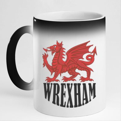 Wrexham FC Gift Football Club Wales 11oz Black Color Changing Mug