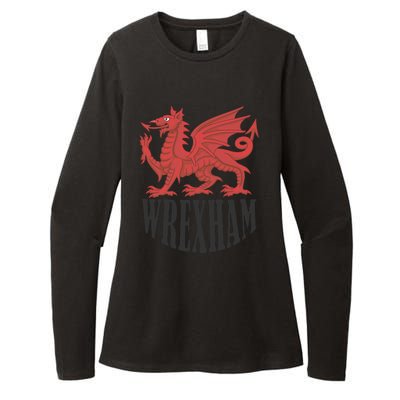 Wrexham FC Gift Football Club Wales Womens CVC Long Sleeve Shirt