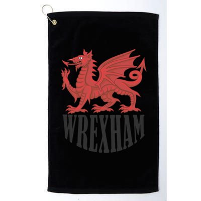 Wrexham FC Gift Football Club Wales Platinum Collection Golf Towel