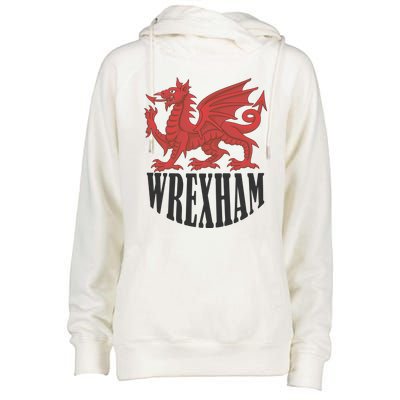 Wrexham FC Gift Football Club Wales Womens Funnel Neck Pullover Hood