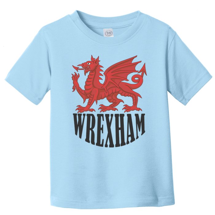 Wrexham FC Gift Football Club Wales Toddler T-Shirt