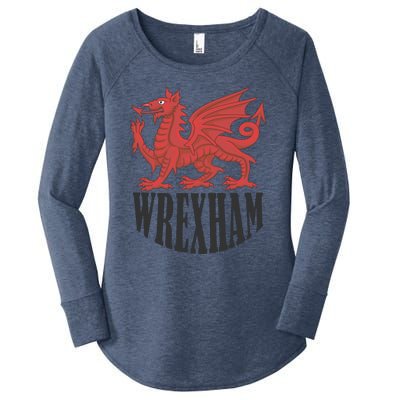 Wrexham FC Gift Football Club Wales Women's Perfect Tri Tunic Long Sleeve Shirt