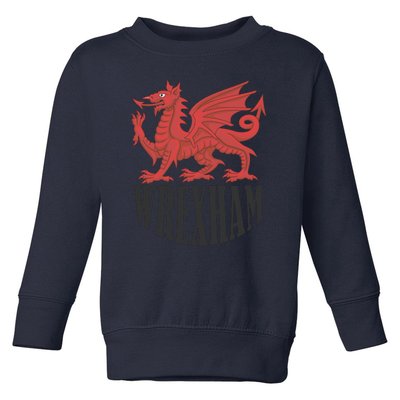 Wrexham FC Gift Football Club Wales Toddler Sweatshirt