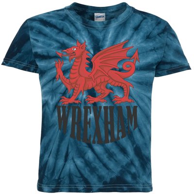 Wrexham FC Gift Football Club Wales Kids Tie-Dye T-Shirt