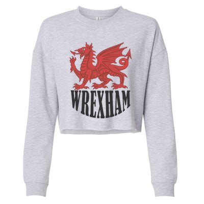 Wrexham FC Gift Football Club Wales Cropped Pullover Crew