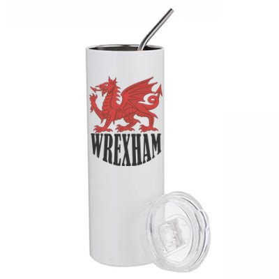 Wrexham FC Gift Football Club Wales Stainless Steel Tumbler