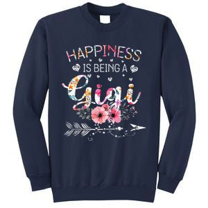 Womens Funny Gigi Mother's Day Gifts Happiness Is Being A Gigi Sweatshirt