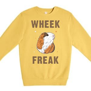 Wheek Freak Guinea Pig Premium Crewneck Sweatshirt