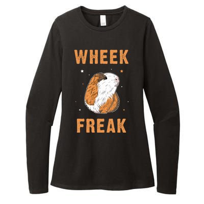 Wheek Freak Guinea Pig Womens CVC Long Sleeve Shirt