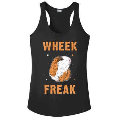 Wheek Freak Guinea Pig Ladies PosiCharge Competitor Racerback Tank