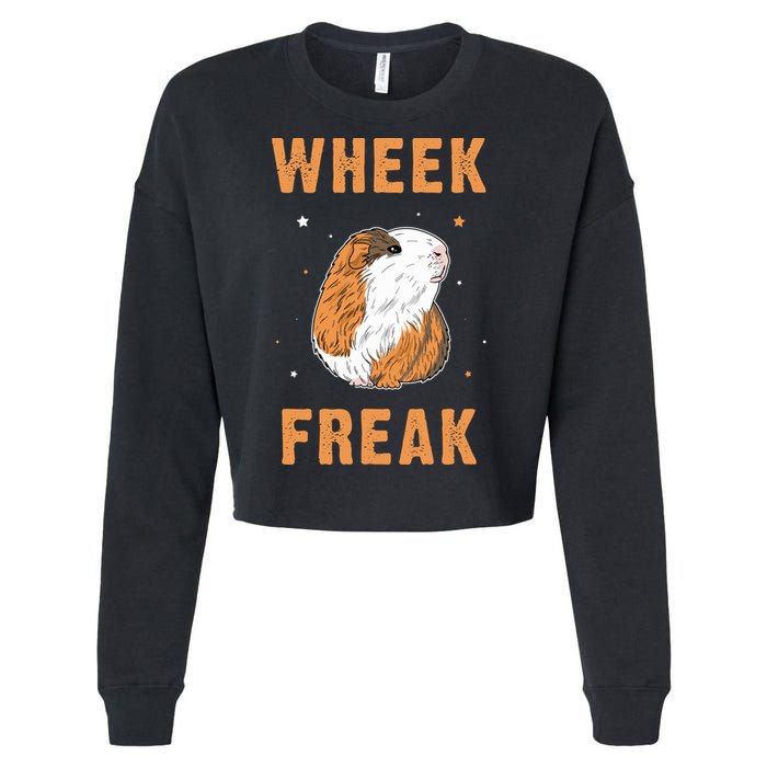 Wheek Freak Guinea Pig Cropped Pullover Crew