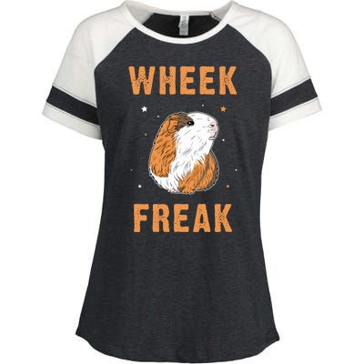 Wheek Freak Guinea Pig Enza Ladies Jersey Colorblock Tee