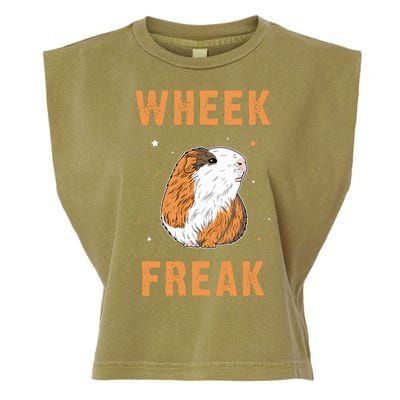 Wheek Freak Guinea Pig Garment-Dyed Women's Muscle Tee