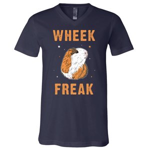 Wheek Freak Guinea Pig V-Neck T-Shirt