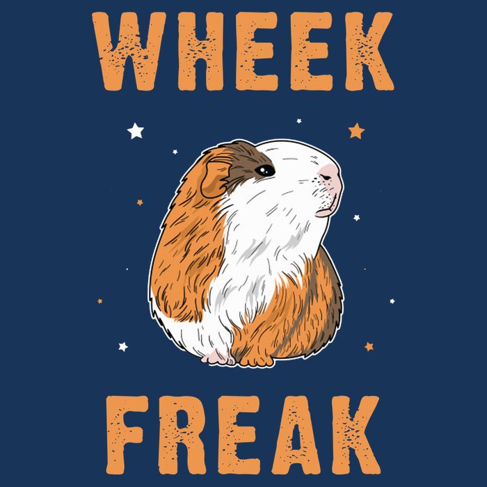 Wheek Freak Guinea Pig 7-Panel Snapback Hat