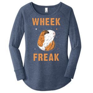 Wheek Freak Guinea Pig Women's Perfect Tri Tunic Long Sleeve Shirt