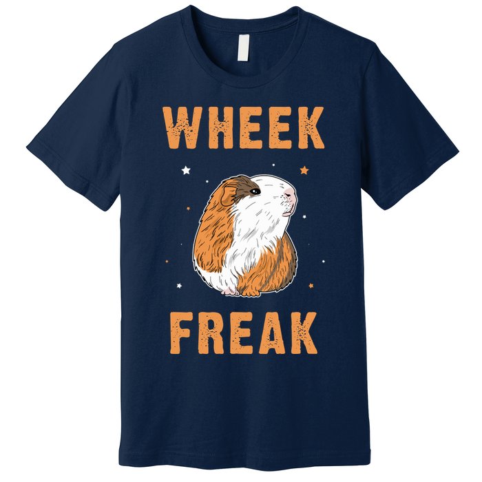 Wheek Freak Guinea Pig Premium T-Shirt