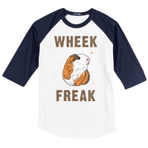 Wheek Freak Guinea Pig Baseball Sleeve Shirt