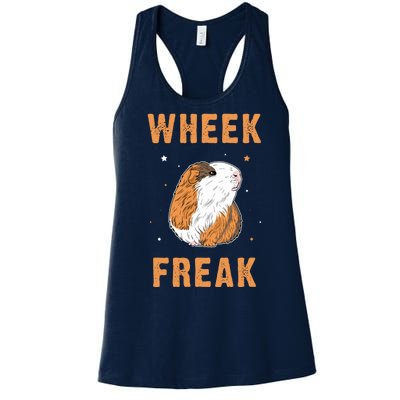 Wheek Freak Guinea Pig Women's Racerback Tank