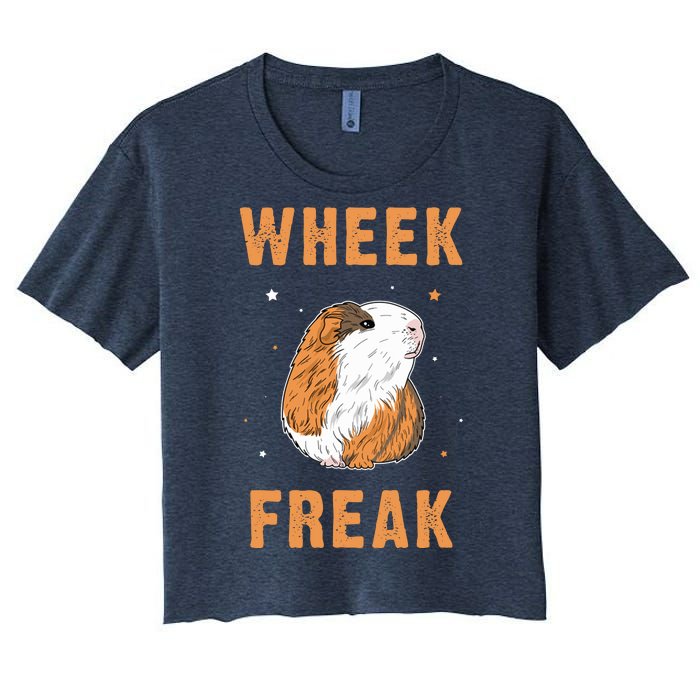 Wheek Freak Guinea Pig Women's Crop Top Tee