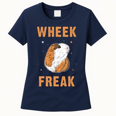 Wheek Freak Guinea Pig Womens T-Shirt