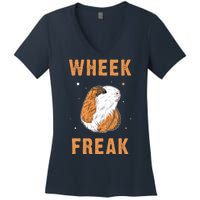 Wheek Freak Guinea Pig Women's V-Neck T-Shirt