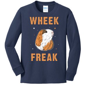 Wheek Freak Guinea Pig Kids Long Sleeve Shirt