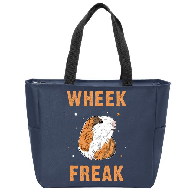 Wheek Freak Guinea Pig Zip Tote Bag