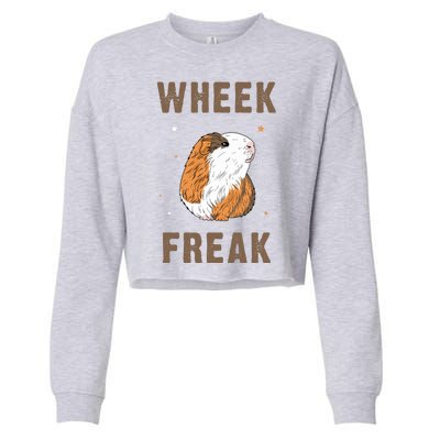 Wheek Freak Guinea Pig Cropped Pullover Crew