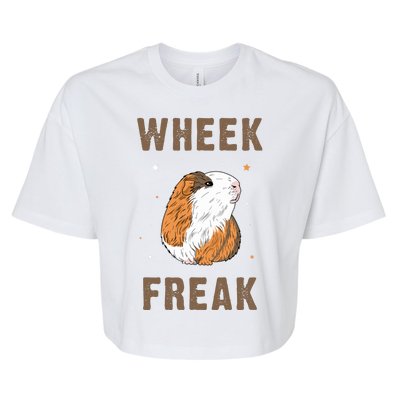 Wheek Freak Guinea Pig Bella+Canvas Jersey Crop Tee