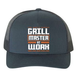 World Famous Grill Master At Work - Funny Grillmaster BBQ Yupoong Adult 5-Panel Trucker Hat