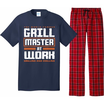 World Famous Grill Master At Work - Funny Grillmaster BBQ Pajama Set