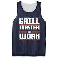 World Famous Grill Master At Work - Funny Grillmaster BBQ Mesh Reversible Basketball Jersey Tank