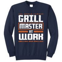 World Famous Grill Master At Work - Funny Grillmaster BBQ Tall Sweatshirt