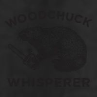 Woodchuck Funny Groundhog With Chainsaw 7 Panel Mesh Trucker Snapback Hat