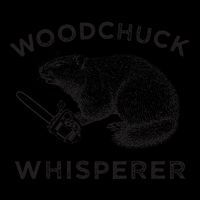 Woodchuck Funny Groundhog With Chainsaw 7-Panel Snapback Hat
