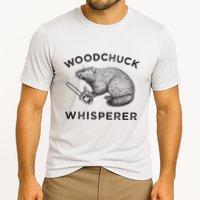 Woodchuck Funny Groundhog With Chainsaw Cooling Performance Crew T-Shirt