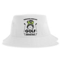 Weekend Forecast Golf With A Chance Of Drinking Sustainable Bucket Hat