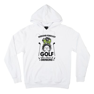 Weekend forecast golf with a chance of drinking Hoodie