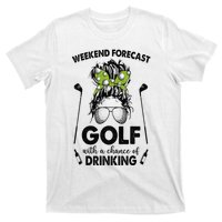 Weekend forecast golf with a chance of drinking T-Shirt