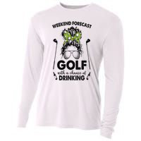 Weekend forecast golf with a chance of drinking Cooling Performance Long Sleeve Crew